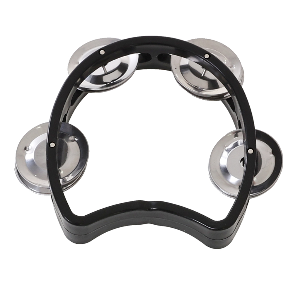 Pandeiro Meia Lua Infantil Preto