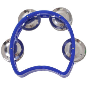 Pandeiro Meia Lua Infantil Azul