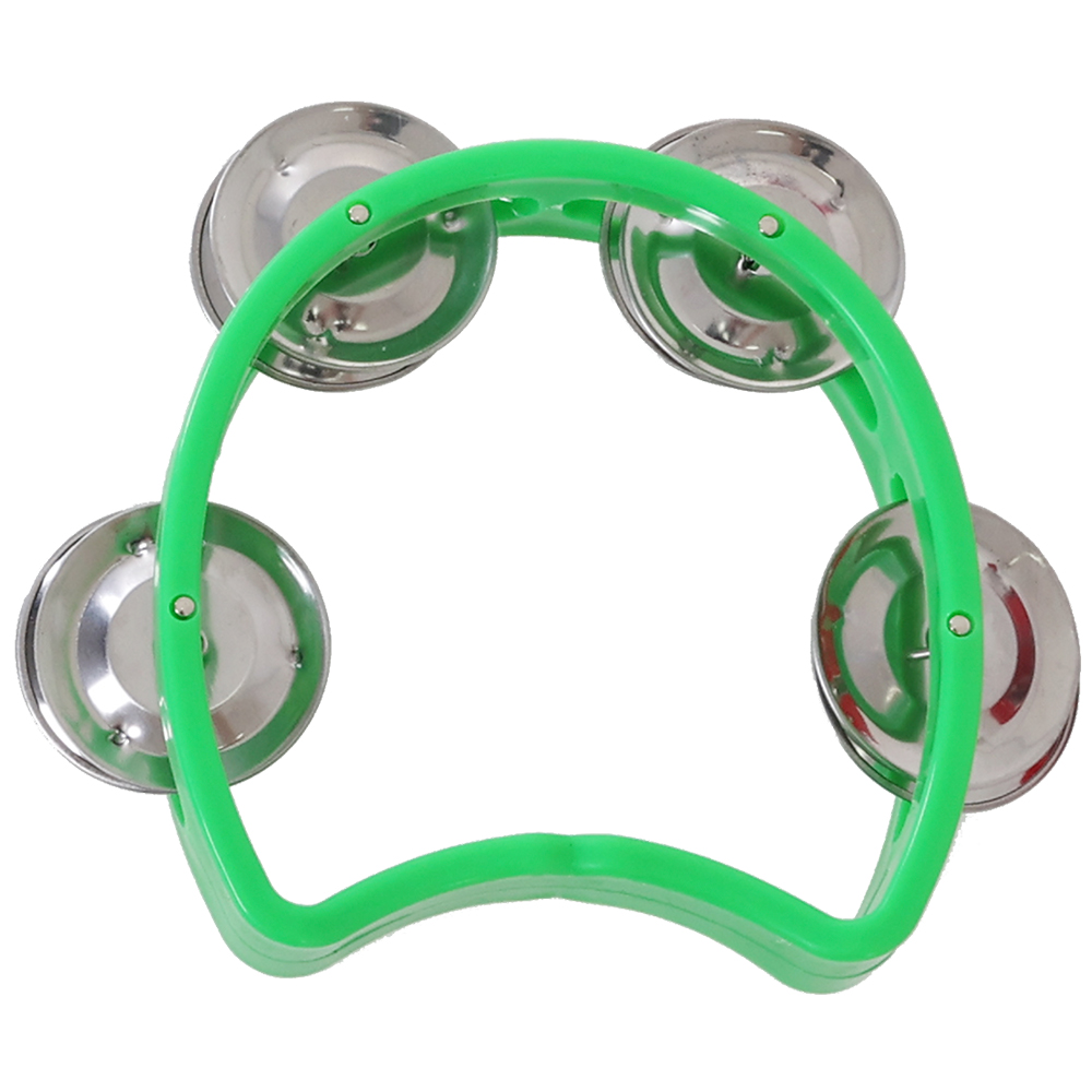 Pandeiro Meia Lua Infantil Verde