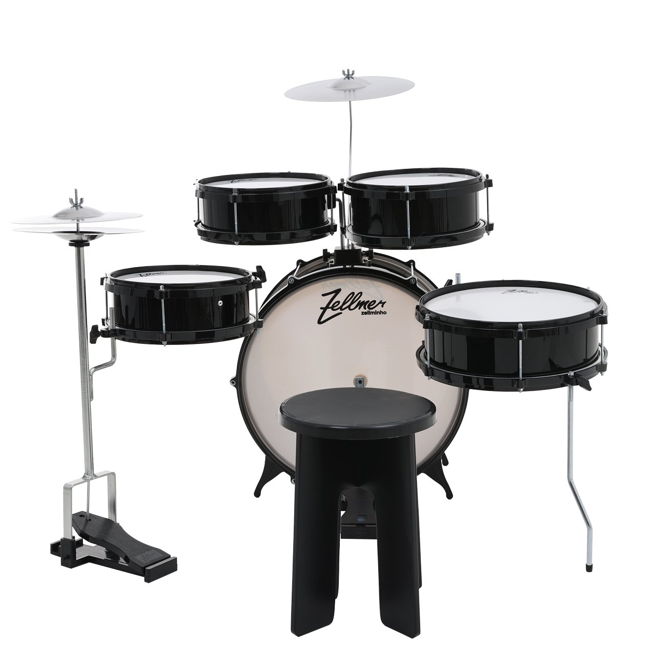 Bateria Infantil 14" - Preta