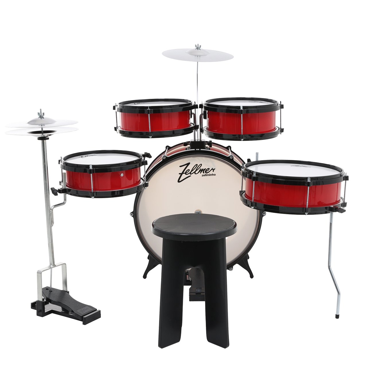 Bateria Infantil 14" - Vermelho